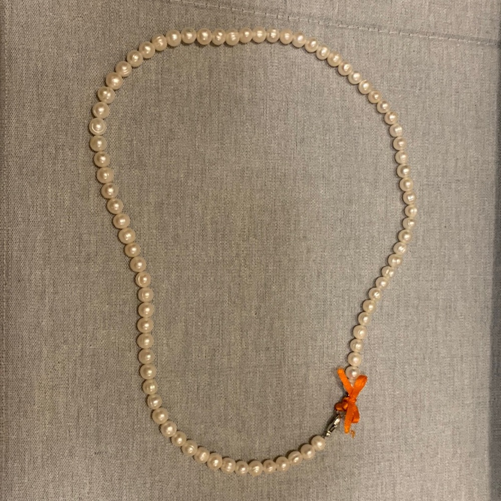 Fresh pearl necklace from Road to Hana, Maui. 25.5” in length